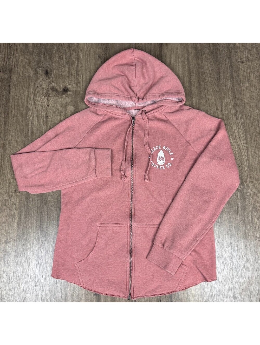 Womens S Black Rifle Coffee Company BRCC Full Zip Hoodie Women's Pink
